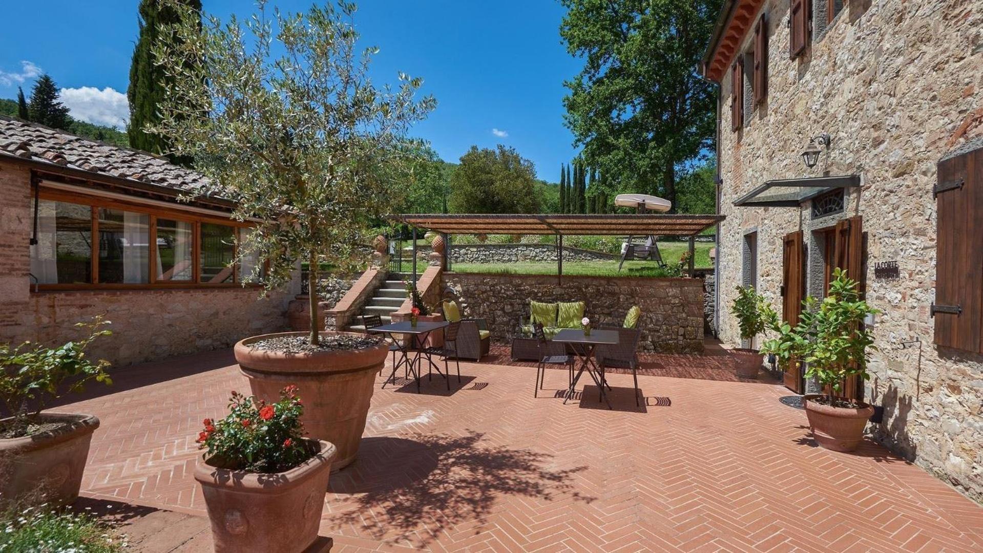 La Corte Del Chianti Classico Gaiole in Chianti Eksteriør bilde